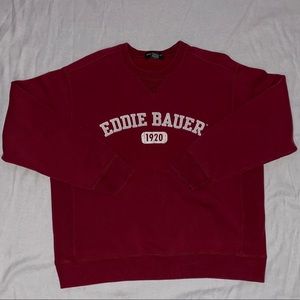 Red Vintage Eddie Bauer Crewneck